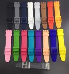 Swatch Curea Silicon pentru Swatch - 16/17/19/20 mm - Culori Vibrante - Moale și Confortabilă (WZ5646)