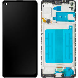MP Display cu Touchscreen MP compatibil cu Samsung Galaxy A21s A217, cu Rama, Negru - gsmboutique