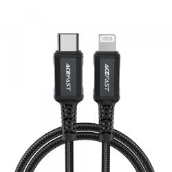 ACEFAST Cablu Date si Incarcare USB-C - Lightning Acefast C4-01, 30W, 1.8m, Negru - gsmboutique