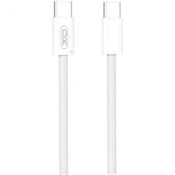 XO Design Cablu Date si Incarcare USB-C - USB-C XO Design NB-Q260A, 60W, 1m, Alb - gsmboutique
