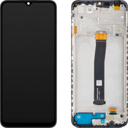 Xiaomi Display cu Touchscreen Xiaomi Poco C40, cu Rama, Negru (Power Black), Service Pack 560001C3QP00 (560001C3QP00)