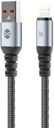 Forever Cablu Date si Incarcare USB-A - Lightning Forever Braix, 18W, 1m, Negru - gsmboutique