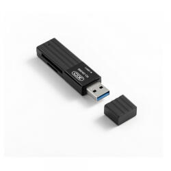 XO Design Cititor Card USB 3.0 XO Design DK05B, SD - microSD, Negru - gsmboutique