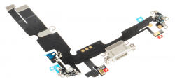Aftermarket Banda cu Conector Incarcare - Microfon Apple iPhone 14 Plus, Argintiu
