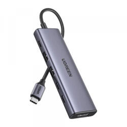 UGREEN Hub USB-C UGREEN CM511 (75586), 6in1, Gri - gsmboutique