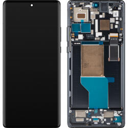 Motorola Display cu Touchscreen Motorola Edge 30 Ultra, cu Rama, Negru (Interstellar Black), Service Pack 5D68C21452 (5D68C21260)