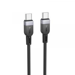 hoco. Cablu Date si Incarcare USB-C - USB-C HOCO X109, 60W, 3m, Negru - gsmboutique