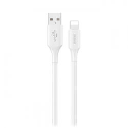 Dudao Cablu Date si Incarcare USB-A - Lightning Dudao L2sL, 30W, 1.2m, Alb - gsmboutique