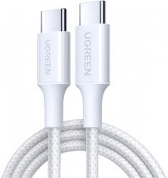 UGREEN Cablu Date si Incarcare USB-C - USB-C UGREEN L501, 60W, 2m, Alb - gsmboutique