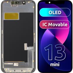 MP Display cu Touchscreen MP compatibil cu Apple iPhone 13 mini, cu Rama, Versiune OLED FHD IC Movable, Negru - gsmboutique