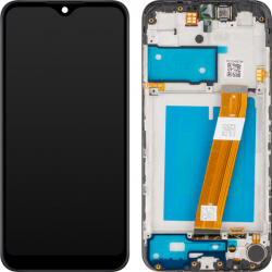 MP Display cu Touchscreen MP compatibil cu Samsung Galaxy A01 A015, cu Rama, Versiune Non-Europa, Negru - gsmboutique