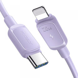 JOYROOM Cablu Date si Incarcare USB-C - Lightning Joyroom S-A14, 20W, 1.2m, Mov