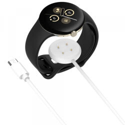 Techsuit Cablu Incarcare Techsuit THC5 pentru Google Pixel Watch 3 45mm / Watch 3 41mm, USB-C, Alb