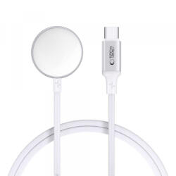 Tech-Protect Incarcator Wireless Tech-Protect MC02 Ultraboost C pentru Apple Watch Series, USB-C, Alb