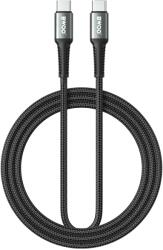 BWOO Cablu Date si Incarcare USB-C - USB-C BWOO BO-X288C-C, 60W, 1m, Negru - gsmboutique