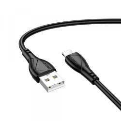 BOROFONE Cablu Date si Incarcare USB-A - Lightning Borofone BX121 Energy, 18W, 1m, Negru - gsmboutique