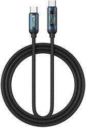 BWOO Cablu Date si Incarcare USB-C - USB-C BWOO BO-X304 Led, 60W, 1m, Negru - gsmboutique