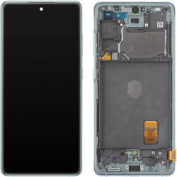 Samsung Display cu Touchscreen Samsung Galaxy S20 FE G780, cu Rama, Verde (Cloud Mint), Service Pack GH82-24220D (GH82-31329D)