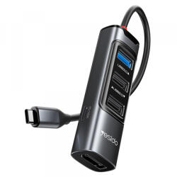 YESIDO Hub USB-C Yesido HB23, 5in1, Gri - gsmboutique
