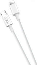 XO Design Cablu Date si Incarcare USB-C - USB-C XO Design NB124, 40W, 1m, Alb - gsmboutique
