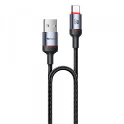 Yesido Cablu Date si Incarcare USB-A - USB-C Yesido CA130C, 18W, 2m, Negru - gsmboutique