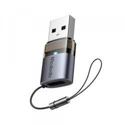 Mcdodo Adaptor Date si Incarcare USB-C - USB-A McDodo OT-7580, Negru - gsmboutique