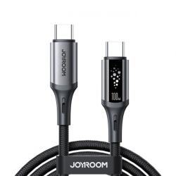 JOYROOM Cablu Date si Incarcare USB-C - USB-C Joyroom S-A60 StarTalk, 100W, 1.2m, Negru - gsmboutique