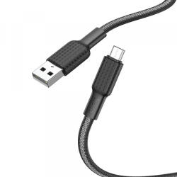 hoco. Cablu Date si Incarcare USB-A - microUSB HOCO X69, 18W, 1m, Negru - gsmboutique