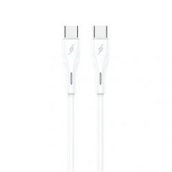 Sendem Cablu Date si Incarcare USB-C - USB-C Sendem M36C, 66W, 1m, Alb - gsmboutique