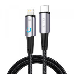 Lito Cablu Date si Incarcare USB-C - Lightning Lito LD10CL, 30W, 1m, Negru - gsmboutique
