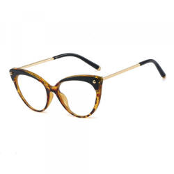 Techsuit Ochelari De Calculator Dama Techsuit F93308, Anti-Blue Light, Negri Aurii - gsmboutique