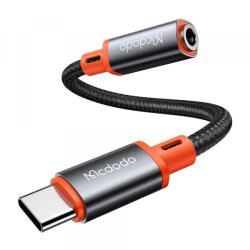 Mcdodo Adaptor Audio USB-C - 3.5mm McDodo CA-7561, Negru