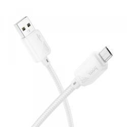 hoco. Cablu Date si Incarcare USB-A - microUSB HOCO X113, 18W, 1m, Alb - gsmboutique