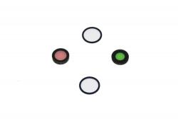 Aftermarket Geam Camera Set Apple iPhone 12 Albastru