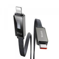 Mcdodo Cablu Date si Incarcare USB-C - Lightning McDodo CA-4960 Rythm Display, 36W, 1.2m, Negru - gsmboutique