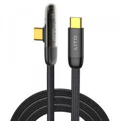 Lito Cablu Date si Incarcare USB-C - USB-C Lito LD11CC, 60W, 1m, Negru - gsmboutique