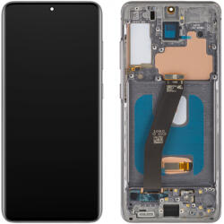 MP Display cu Touchscreen MP compatibil cu Samsung Galaxy S20 5G G981 / S20 G980, cu Rama, Versiune OLED, Negru - gsmboutique