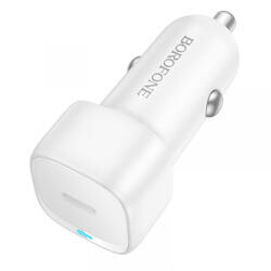 BOROFONE Incarcator Auto Borofone BZ34A Cloud, 20W, 3A, 1 x USB-C, Alb - gsmboutique