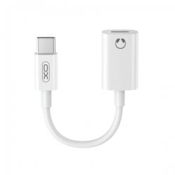 XO Design Adaptor Audio USB-C - Lightning XO Design NB-R268B, Alb