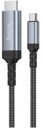 hoco. Cablu Audio si Video USB-C - HDMI HOCO UA43, 1.8m, Gri - gsmboutique