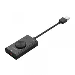 Orico Placa de sunet USB Orico SC2, 3 x Jack 3.5mm, Neagra