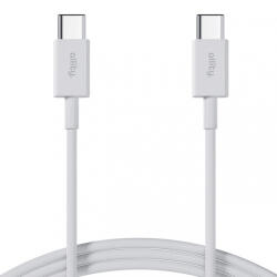 Allity Cablu Date si Incarcare USB-C - USB-C Allity. AUC-03, 100W, 2m, Alb - gsmboutique