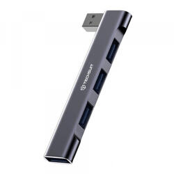 Techsuit Hub USB Techsuit H14 ZenithDock, 4in1, Gri - gsmboutique