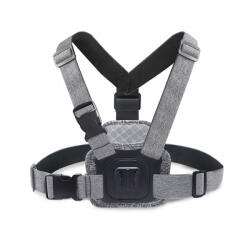 Techsuit Suport Piept Camera Sport Techsuit JX-002 pentru GoPro Series, Gri - gsmboutique