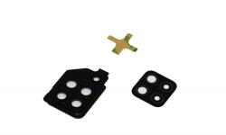 Aftermarket Geam Camera Samsung Galaxy A22, A225 Negru Set