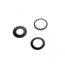 Aftermarket Geam Camera Spate iPhone 13 Pro Max, 13 Pro, Wide + UltraWide + Telephoto, Negru