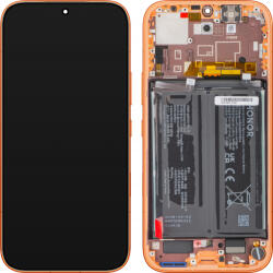 Honor Display cu Touchscreen Honor 600, cu Rama si Acumulator, Portocaliu, Service Pack 0235ATSP (0235ATSP)