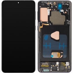 MP Display cu Touchscreen MP compatibil cu Samsung Galaxy S21+ 5G G996, cu Rama, Versiune OLED, Negru - gsmboutique