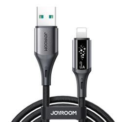 JOYROOM Cablu Date si Incarcare USB-A - Lightning Joyroom S-A60 StarTalk, 18W, 1.2m, Negru - gsmboutique