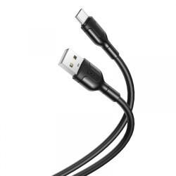 XO Design Cablu Date si Incarcare USB-A - USB-C XO Design NB212, 18W, 1m, Negru - gsmboutique